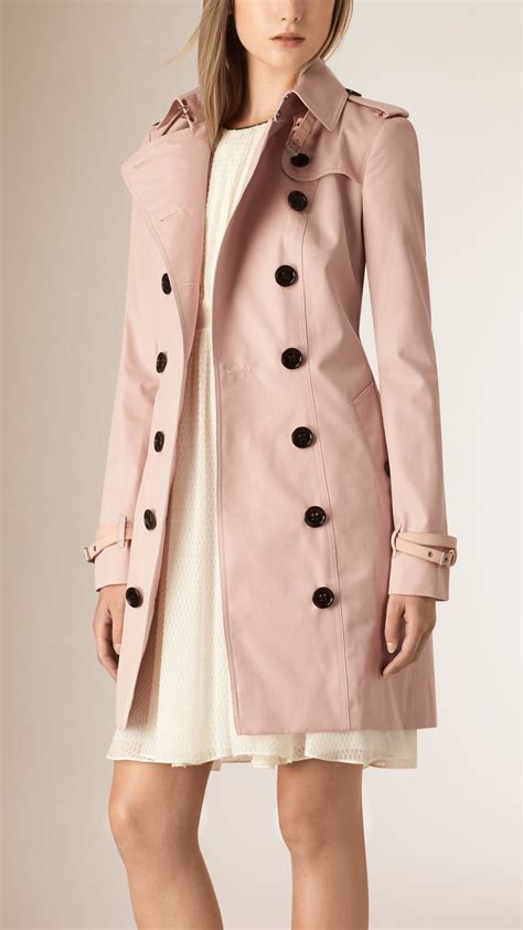 burberry ice pink trench coat|burberry trench coats for women.